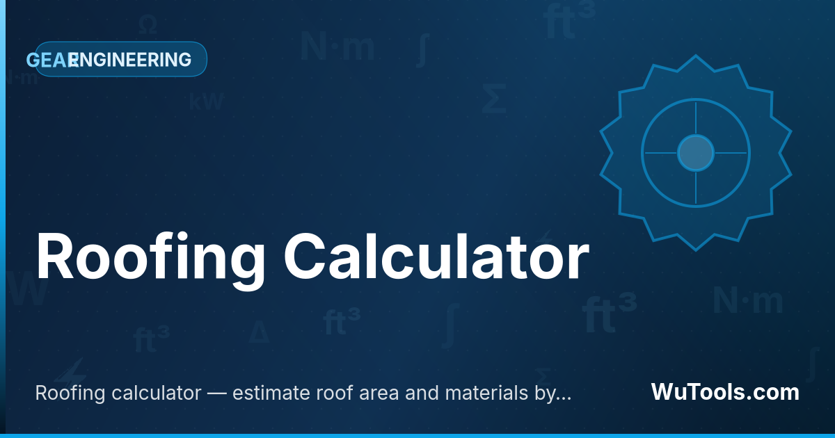 Calculadora de Telhado — Calculadora de telhado: estime área e materiais por inclinação ou ângulo, incluindo beiral. Telhas, manta e suprimentos