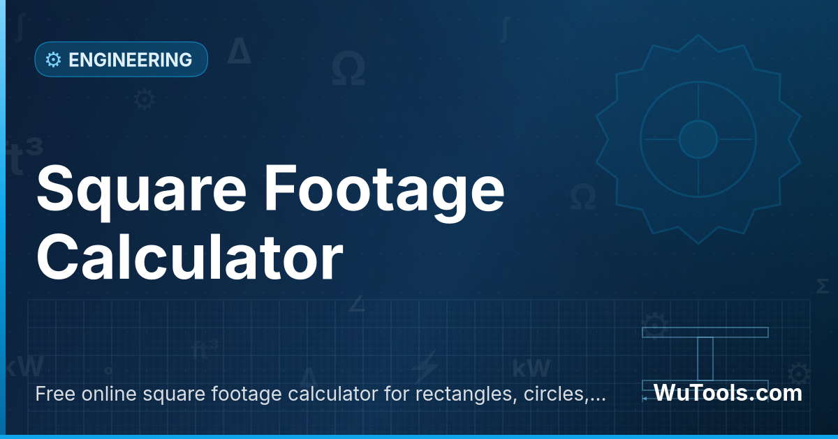Calculadora de Metragem Quadrada — Calculadora de metragem quadrada para retângulos, círculos, triângulos, trapézios, paralelogramos, anéis e setores. Área