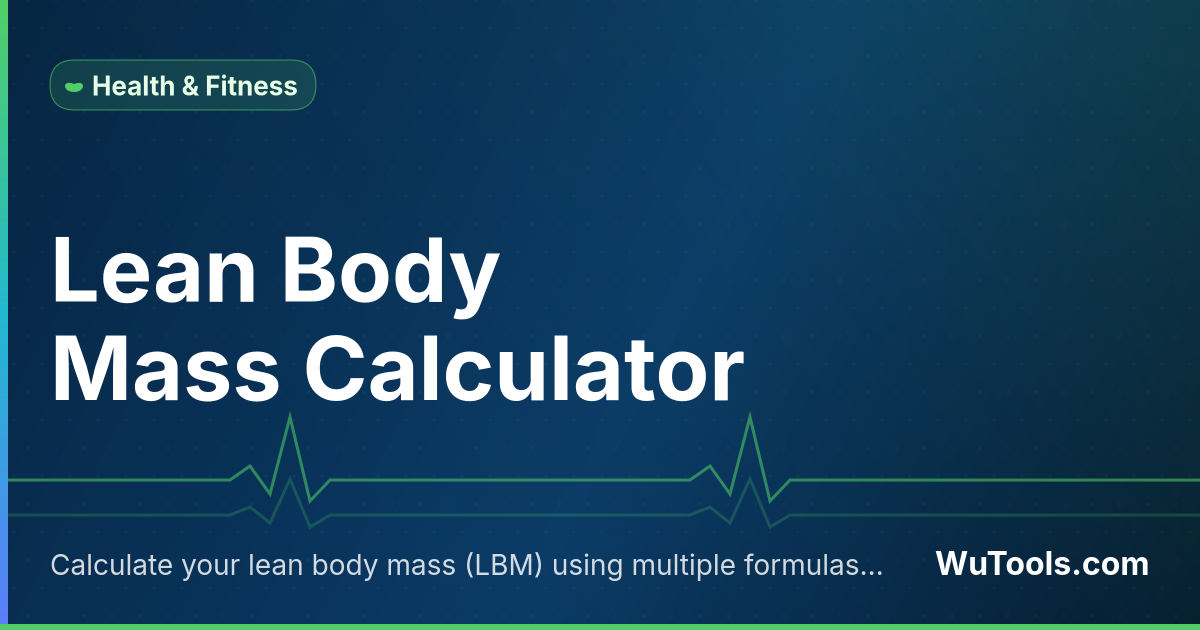 Calculadora de Massa Magra — Calcule sua massa corporal magra (MCM) usando múltiplas fórmulas incluindo Boer, James e Hume. Calculadora gratuita para
