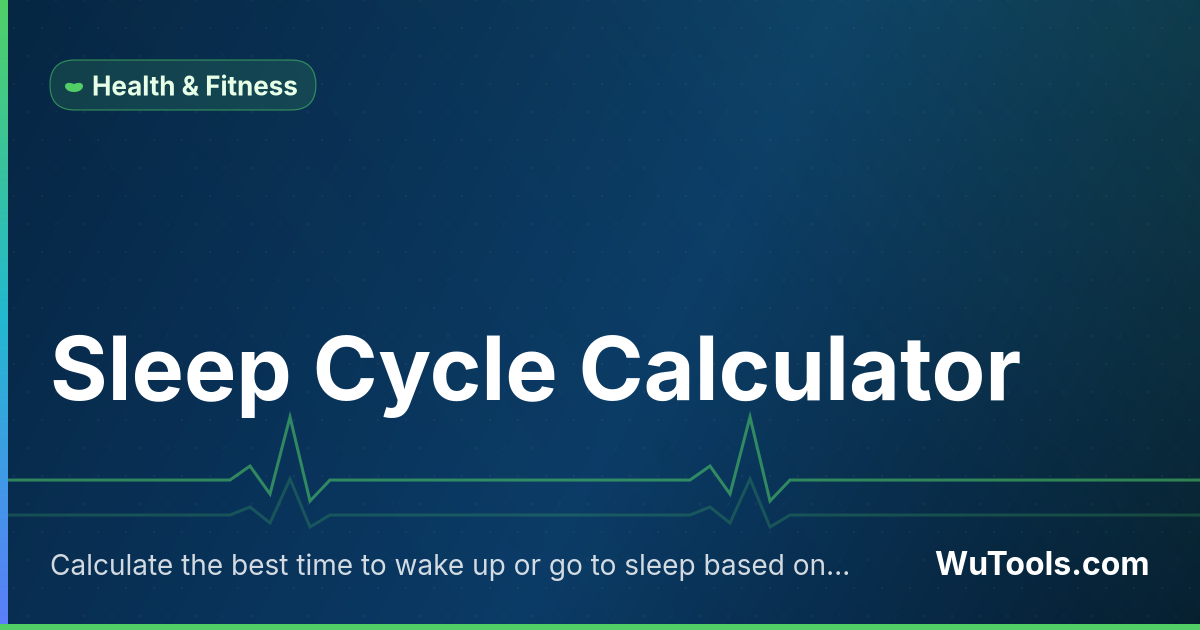 Calculateur de cycles de sommeil — Déterminez la meilleure heure pour vous coucher ou vous réveiller selon vos cycles de 90 minutes. Réveillez-vous pendant