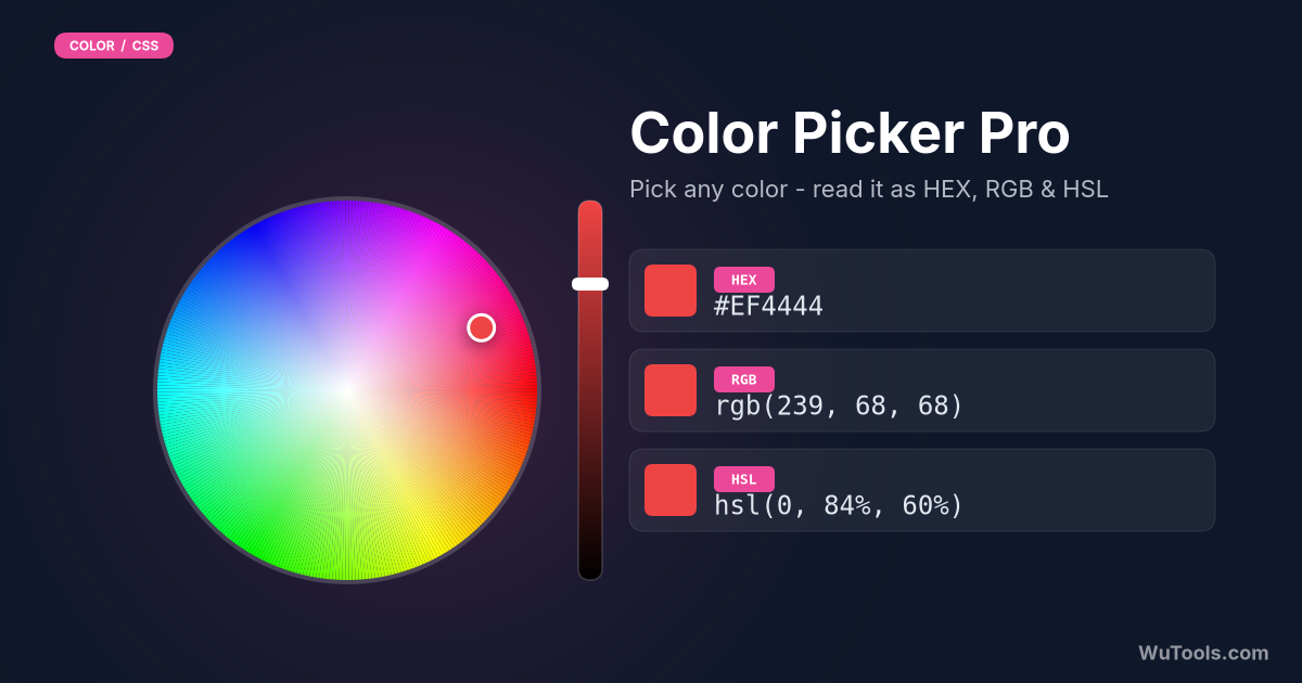 Seletor de Cores Pro — Seletor de cores profissional com recursos avançados: harmonias de cores (complementares, análogas, triádicas), gerador