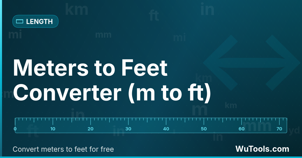 Conversor de Metros para Pés — Converta metros para pés (m para ft) instantaneamente: 1m = 3,280839895 ft. Pés decimais, pés+polegadas e frações para c