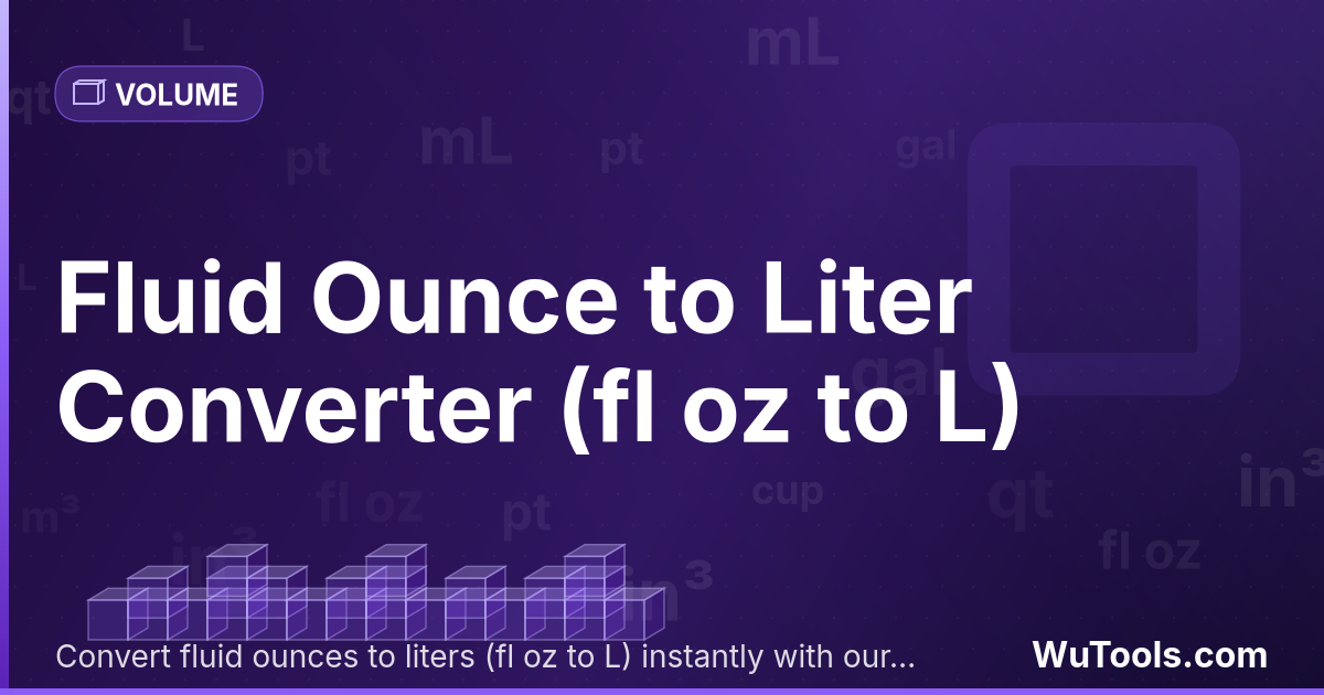Once Liquide en Litre — Convertir onces liquides vers litres gratuitement. 1 fl oz = 0.02957353 L. Convertisseur précis avec formule, exemples e