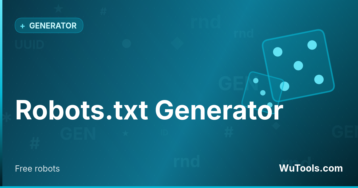 Gerador de Robots.txt — Ferramenta gratuita para gerar robots.txt. Crie, teste e valide arquivo robots.txt para seu site. Controle rastreadores