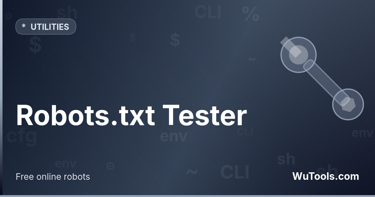 Kiểm Tra Robots.txt — Công cụ kiểm tra và xác thực robots.txt miễn phí. Test xem URL có bị chặn hay cho phép bởi quy tắc robots.txt cho các bo