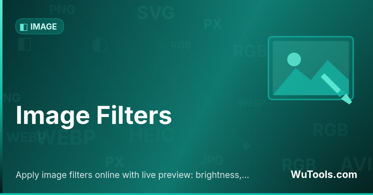 Filtros de Imagem — Aplique filtros de imagem online com visualização ao vivo: brilho, contraste, saturação, matiz, desfoque, escala de cinz