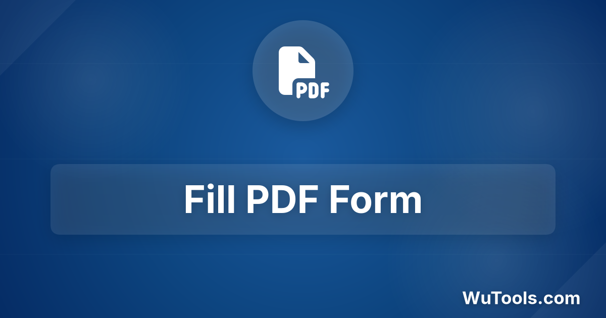 Remplir un Formulaire PDF — Remplissez des formulaires PDF en ligne gratuitement, 100% dans votre navigateur. Détecte champs texte, cases, boutons e