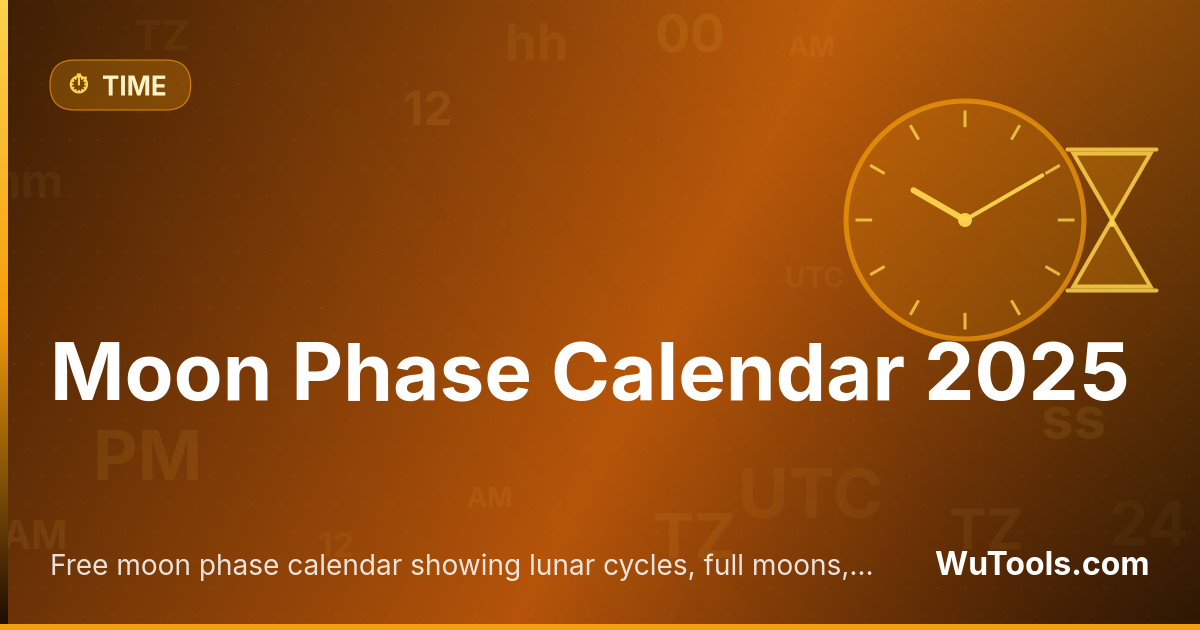 Calendário de Fases da Lua — Calendário gratuito de fases da lua mostrando ciclos lunares, luas cheias, luas novas. Acompanhe fases da lua por mês ou